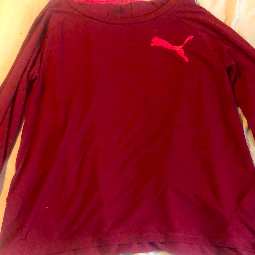 long sleeve puma shirt